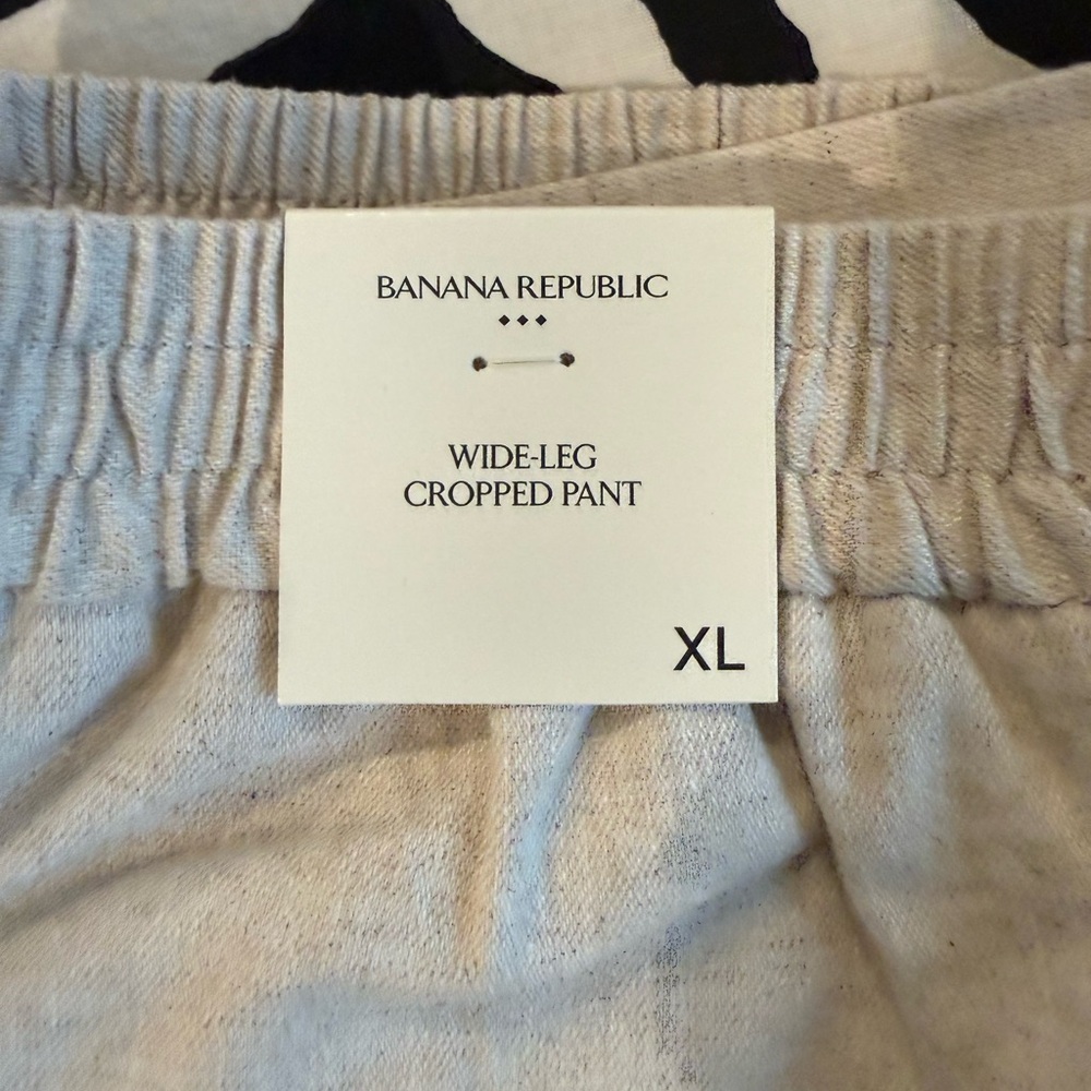 NWT Banana Republic Linen Cropped Pants - Picture 7 of 7